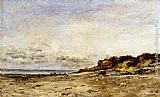 Charles-francois Daubigny Famous Paintings - Low Tide At Villerville
